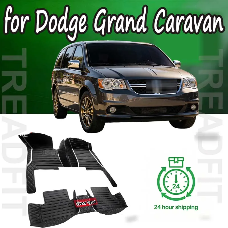

LUXURY Car Mats Floor For Dodge Grand Caravan 2008~2020 7seat Waterproof Car Floor Mat