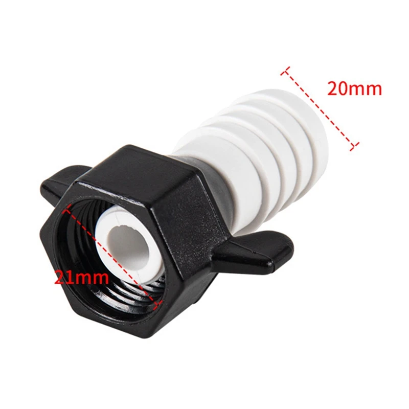 AB15-4Pack 1/2 Inch X 14 NPT X 1/2 Inch Barb Elbow And Straight Swivel Adapter RV Water Pump , Female Threaded Pex Fittings