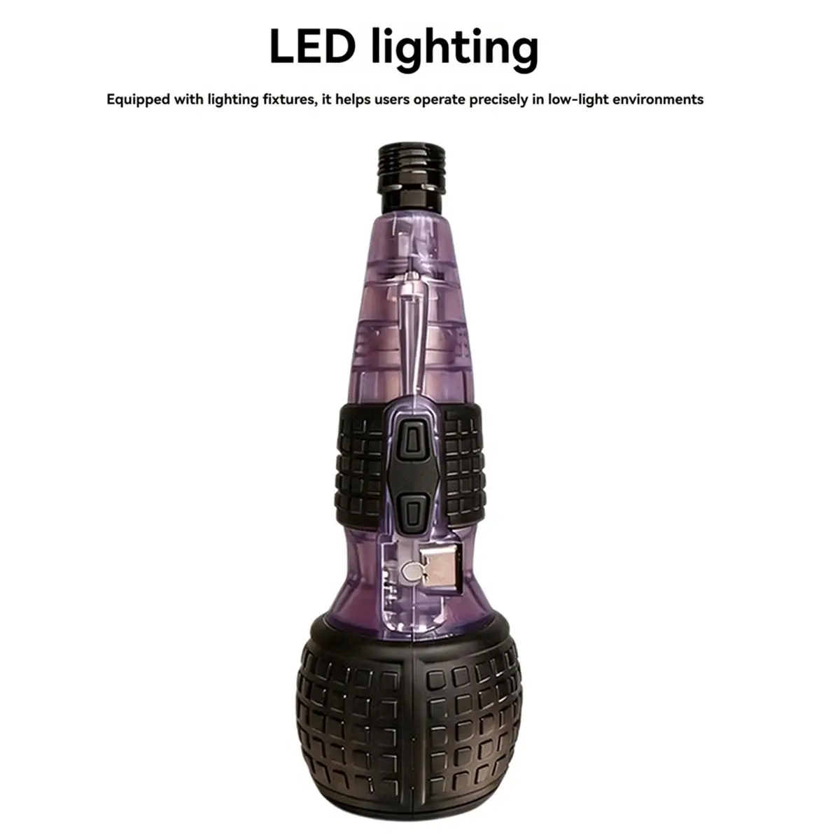 HOUSEHOLD*GOOD Mini Electric Screwdriver Set, 3.6V Cordless Electric Screwdriver with LED Light, Portable Home Gadget with 3.3Nm