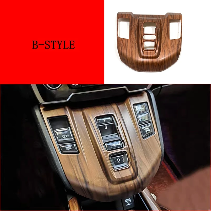For Honda CRV CR-V 2017 2018 2019 2020 2021 Car gear panel center control gear frame decoration modification accessories