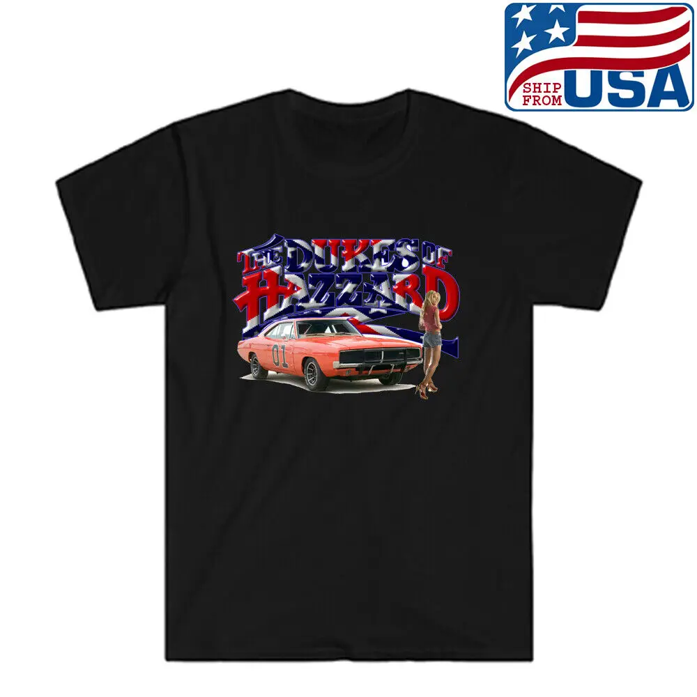 

The Dukes of Hazard Men's Black T-shirt Size S to 5XL