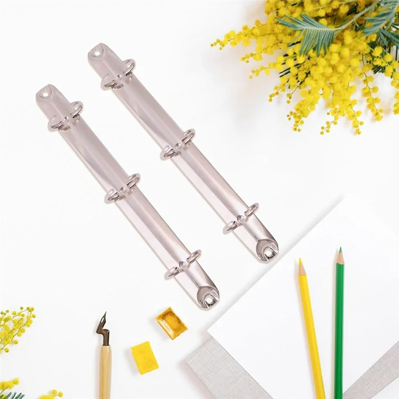 Qy-10Pcs A5 Notebook 3-Ringbuch Mechanismus Brief Größe Löcher 20Mm Metall Lose Blatt Bindemittel Wirbelsäule-kämme