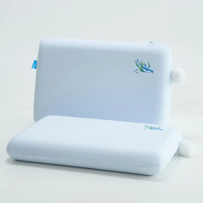 

Class A Certified Cotton Memory Foam Kids Pillow Washable Cervical Support Hypoallergenic Toddler Sleep Pillow