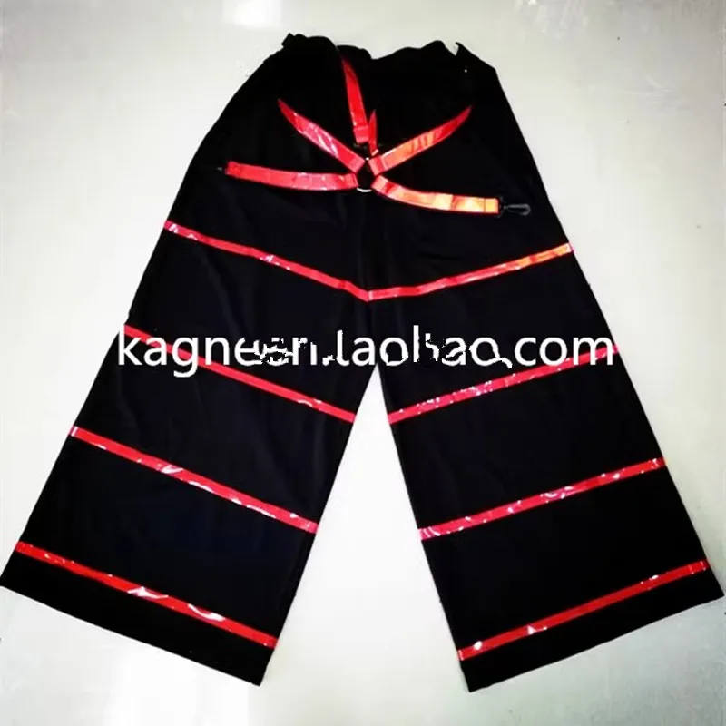 Stock Shuffle Phat Брюки с большим пламенным узором Светоотражающие брюки Светящиеся танцевальные брюки Прямые брюки Street Cool 2025 НОВИНКА