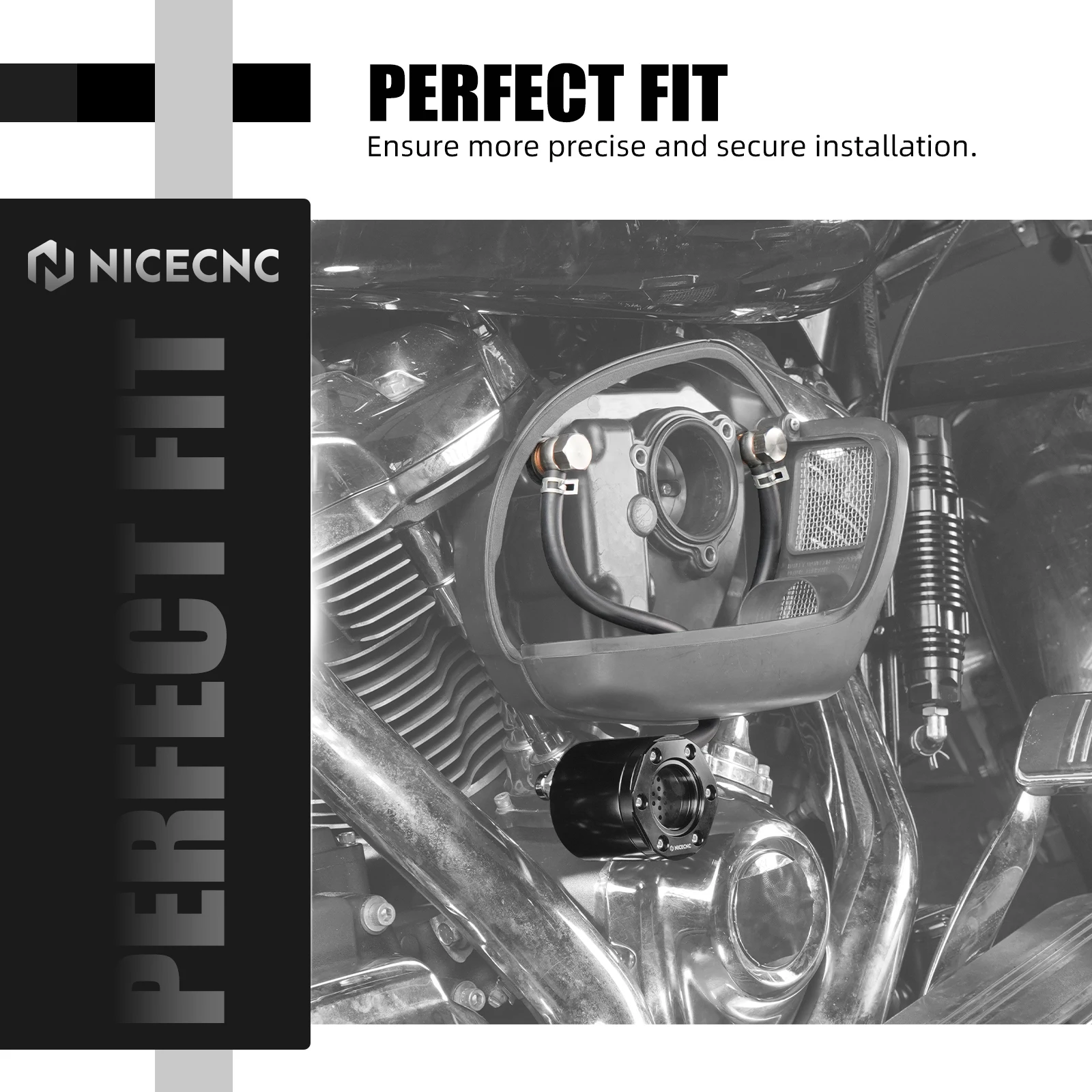 For Harley Road Glide FLTRX Special FLTRXS 2017-2023 External Breather Kit Street Glide FLHX Road King FLHR Street Bob FXBBS 114 - Image 6