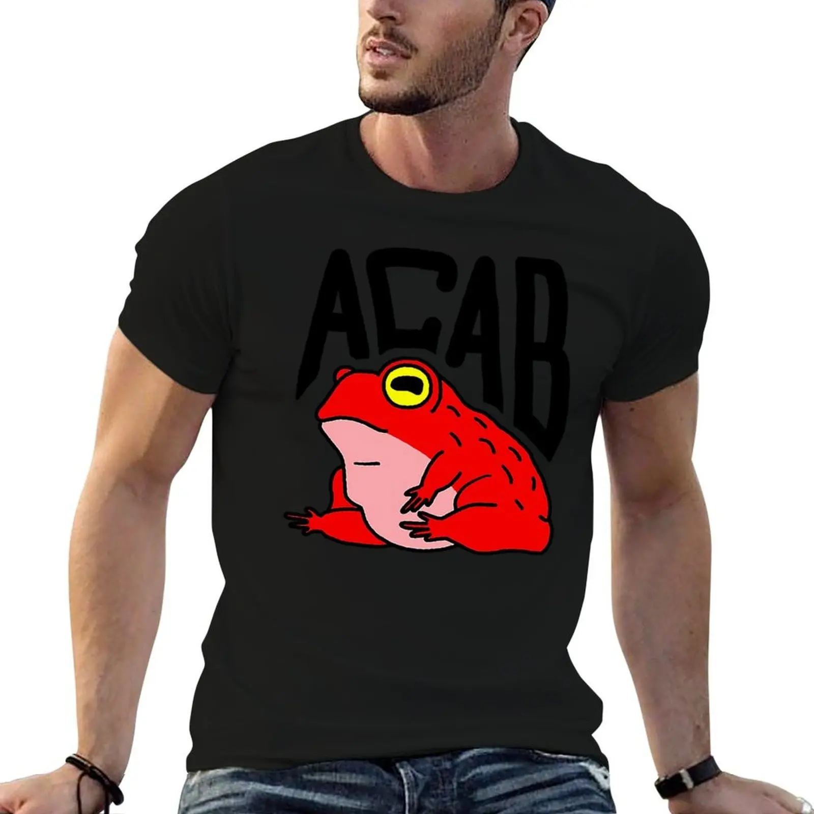

ACAB Frog T-Shirt t shirt man designer cotton t shirts high quality t shirt man cotton T-Shirt