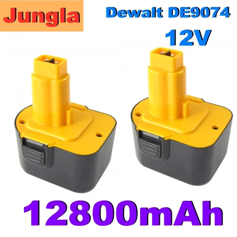 New 12V 12800mAh Tool battery for Dewalt DE9074 DC9071 DE9037 DE9071 DE9075 DW9071 DW9072 DW9074 DC727 DC756 DC980 DC981 DW051