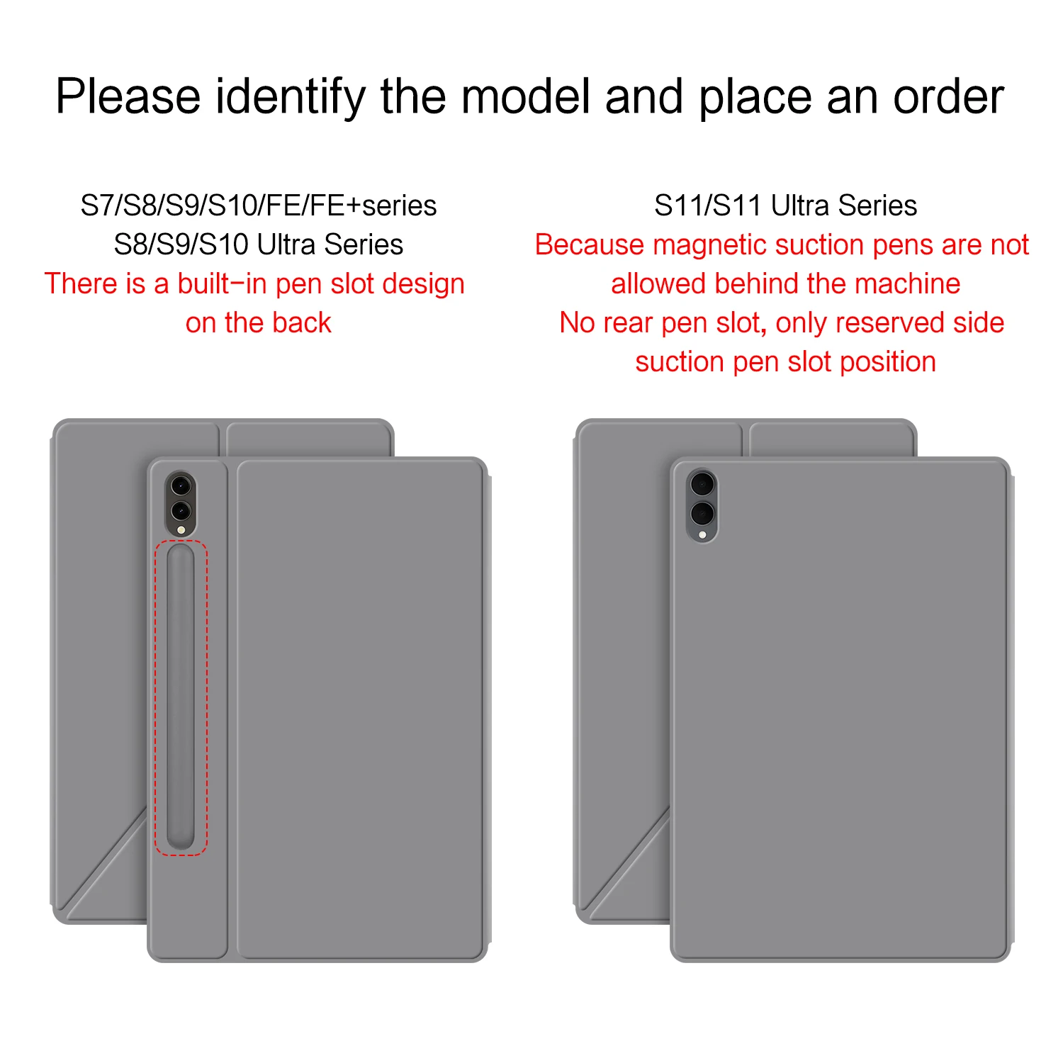 Y-Fold Magnetic Case For Samsung Galaxy Tab S8 S9 S10 S11 Ultra 14.6 S11 S7 S8 S9 S10 FE Plus 13.1 12.4 11 inch Smart Book Cover