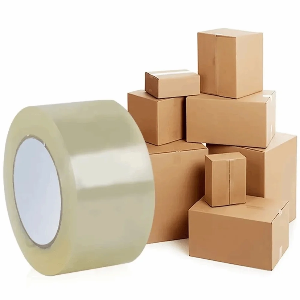 

New Transparent High Viscosity Tape Large Roll Strong Adhesion OPP Packing Tape Durable Thick Sealing Tape Carton Sealing