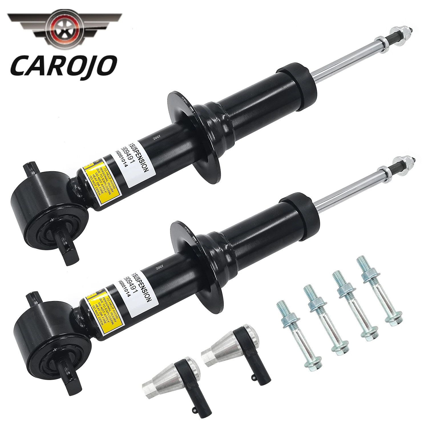 Pair Front Shock Absorber for GMC Yukon 1500 Cadillac Escalade Chevrolet Tahoe Avalanche Suburban with EBM 19209555 20810270