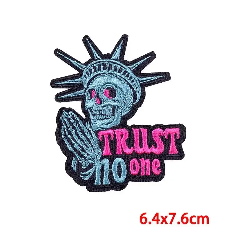 Embroidered Patch Iron On Patches for Clothing Pocket Finger Clothes Stickers Fabric Sewing Thermal Adhesive Applique Fusible