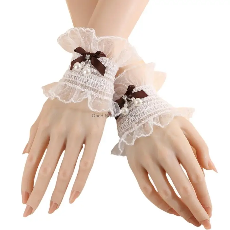 armlets-respiraveis-​​do-laco-para-equipamentos-confortaveis-​​da-punhos-do-evento-do-baile-formatura