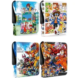 400/900pcs Digimon Adventure Card Album Book Folder 4/9 Card Slots Collections Zipper Double Pocket Zipper Card Binder Holder