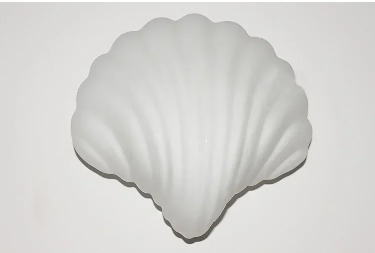 

Sconce Creative Light Glass Shell Wall lamp White Shell Wall lights Wall Lamps Fixture E27 lamp holder 40W 110V 220V