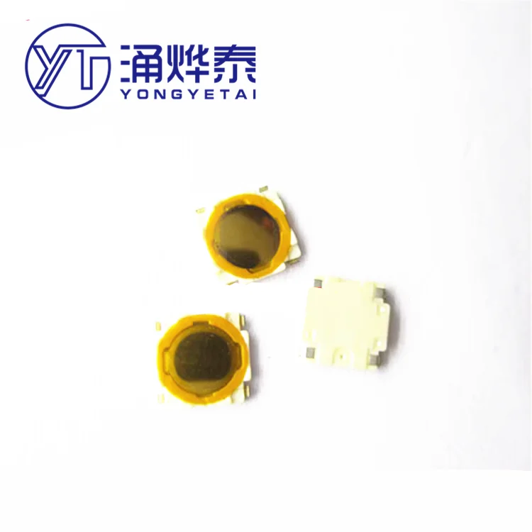 YYT 10PCS SKRBAGE010 original tactile switch 4.8*4.8*0.55 patch 4pin membrane switch