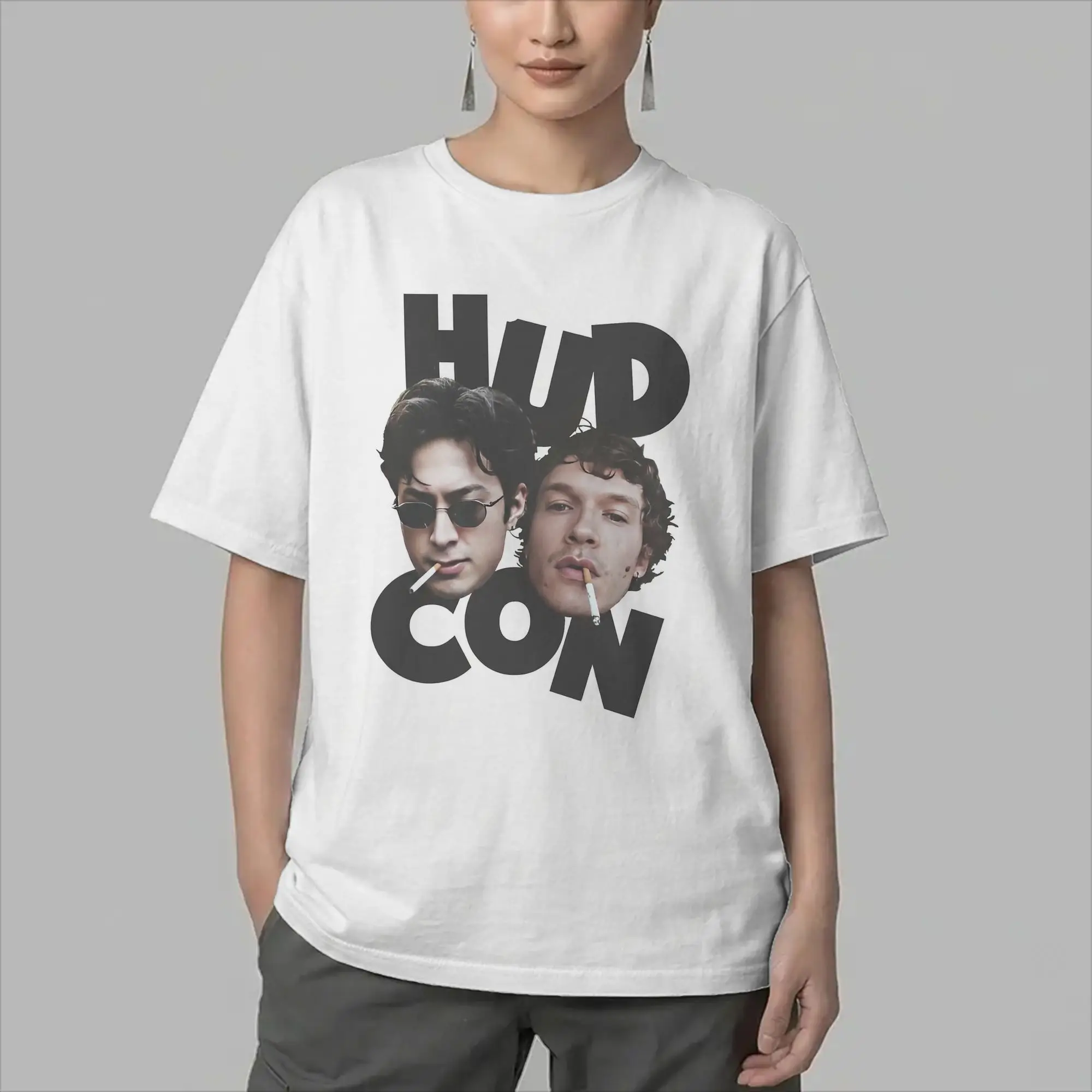Connor Storrie And Hudson Williams T Shirts Men's  Pure Cotton T-Shirt Crew Neck Heated Rivalry Tee Shirt Short Sleeve Clothes