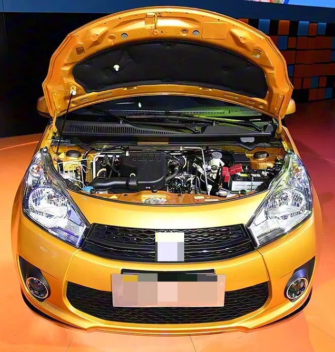 2PCS Hood Damper For 2014-2021 Suzuki ALTO Works HA36S HA36V MK8 Front Bonnet Modify Gas Struts Lift Support Shock Piston Rods