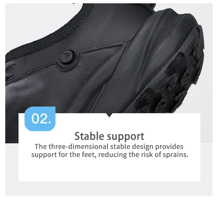 HUMTTO Rutschfeste Wanderschuhe für Herren, Wasserabweisend, Atmungsaktiv, Outdoor-Sneaker für Männer, 2026 Winter, Echtleder, Trekking-Schuhe für Herren – Detail 12