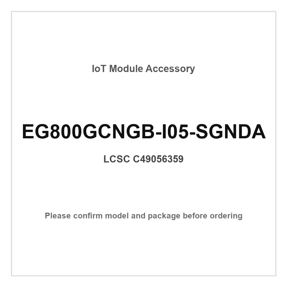 3pcs EG800GCNGB-I05-SGNDA SMD 17.7x15.8mm -35 +75 Cellular LTE Wireless Communication Module