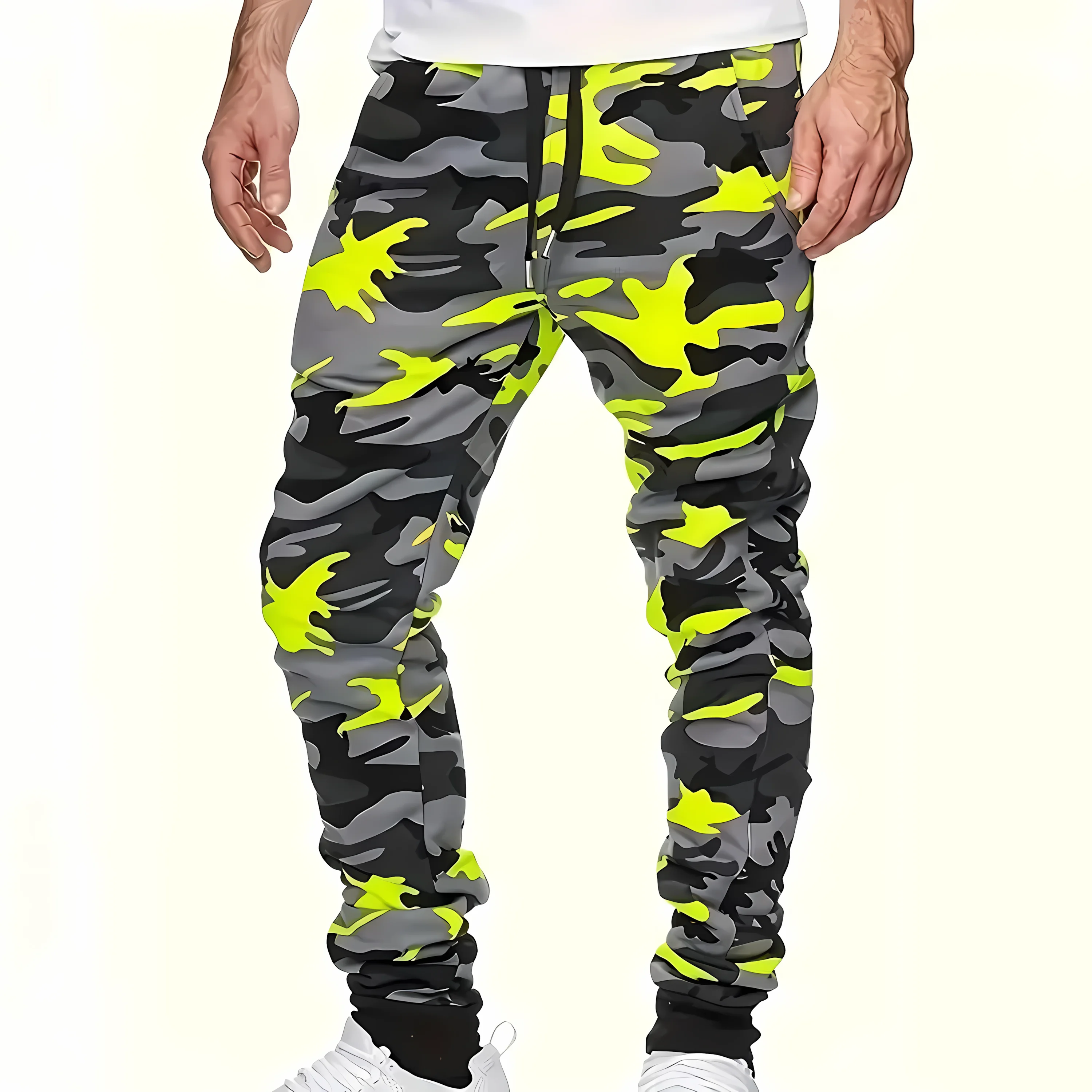 

The new men's trousers for Spring and Autumn 2025 are casual fashionable soft and comfortable with 3D camouflage printing
