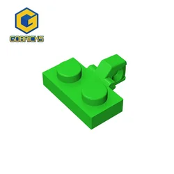 Gobricks 1 Pcs MOC Hinge Plate 1 x 2 without Groove Bricks Compatible With 44567 Model Building Blocks Parts Kids Assembles Toys