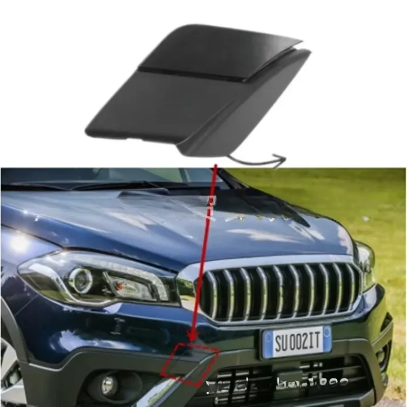 ل SX4 S-cross Cross 2016 2017 2018 2019 2020 تجميل سيارة الجبهة الوفير سحب هوك غطاء غطاء مقطورة نقل غطاء العين غطاء