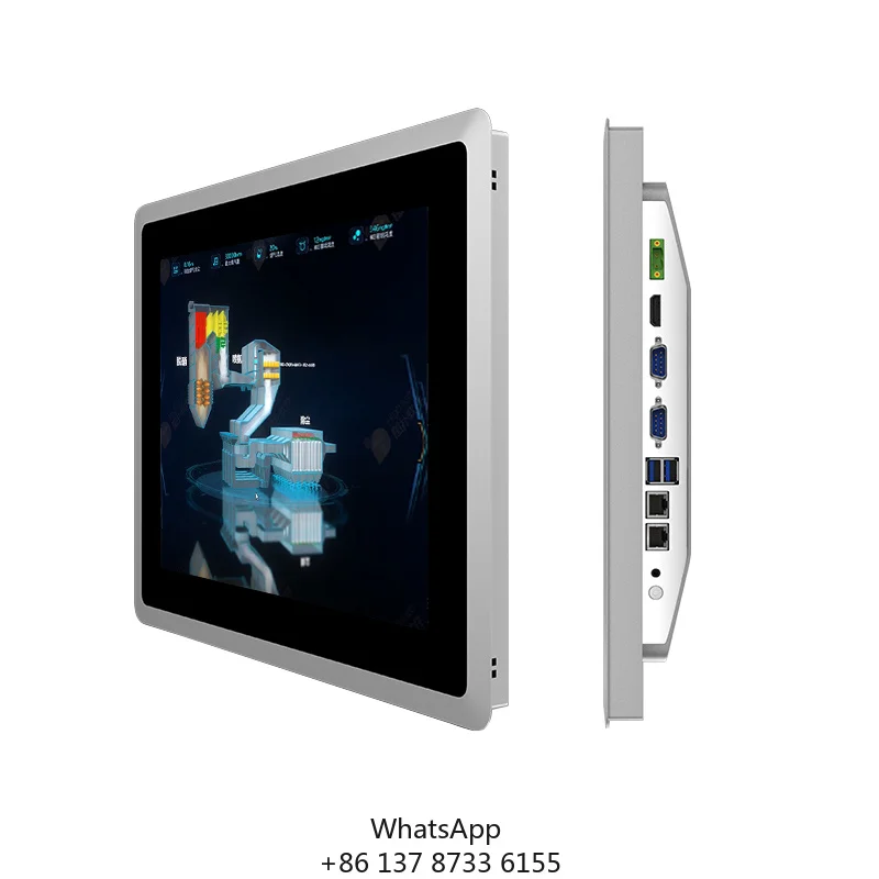 Touch Panel Industrial PC Phoenix Terminal 10 12 15 17 19 Inch RS485/RS232 All In One Panel Pc