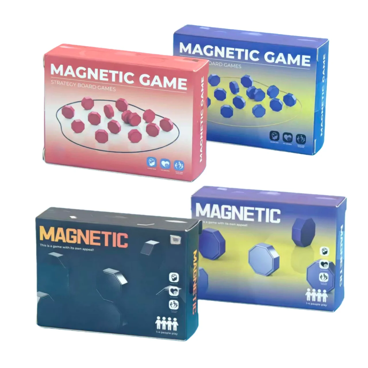 

Party Game Magnetic Stone Game Interactive Board Game, suitable for family and adult entertainment and interaction.