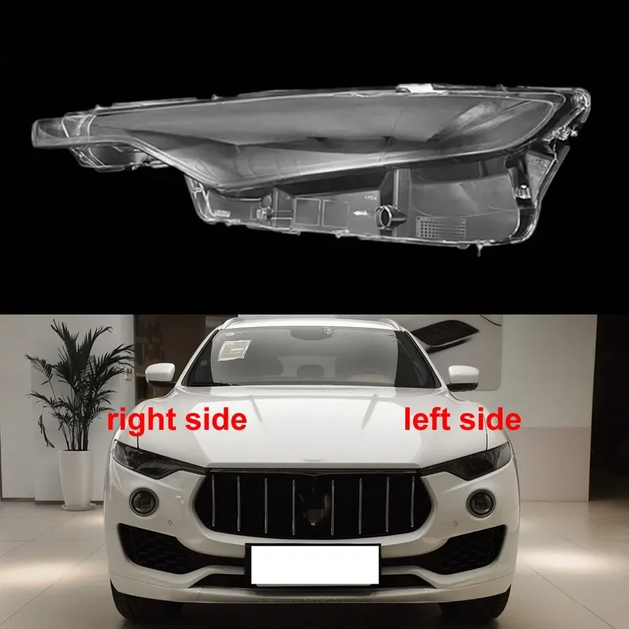 

Headlights Cover Transparent Headlamp Lamp Shell Replace Original Lampshade Plexiglass For Maserati Levante 2016 2017 2018 2019