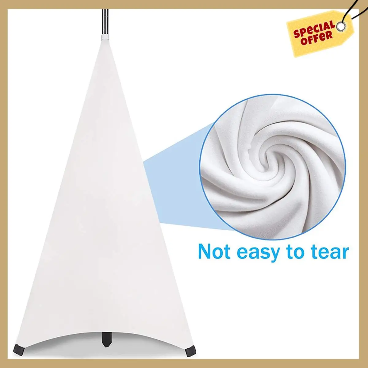 安定したパフォーマンス - ユニバーサル Dj ライトスピーカースタンドカバー両面三脚スタンドスカートスクリムカバー伸縮性素材