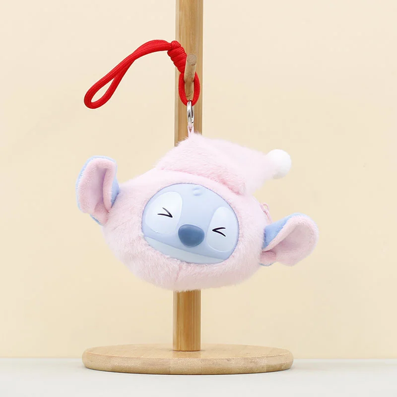 Cute ugly cute Stitch plush pendant change bag vinyl leather face Stitch little doll bag pendant doll