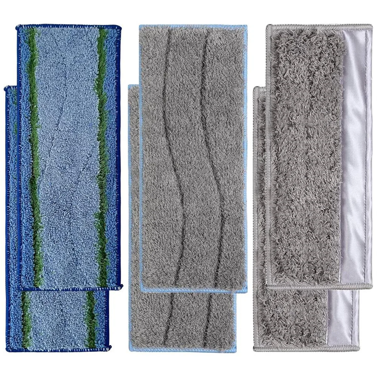 Комплект из 6 съемных подушечек для швабры для робота серии iRobot Braava Jet M6, обновленные многоразовые подушечки для швабры M6, сменные аксессуары