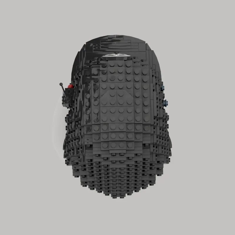 640 PCS Popular Game Character Series Death Star Imperial Gunner Helmet MOC Customize Modular Building DIY Boy Festival Toy Gift view 4