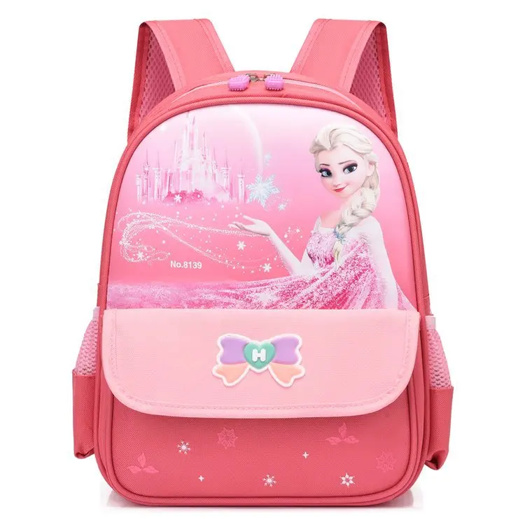 Disney-mochila con diseño de animales de frozen para niños, bolsa con patrón de figuras, mochila escolar de guardería, regalo