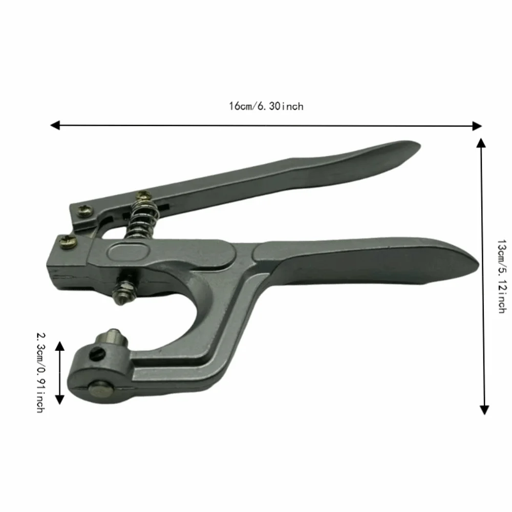 Spring Loaded Badminton Grommet Plier Precision with Screwdriver Stringing Clamp Plier Aluminum Alloy Compact Racket Eyelet Tool