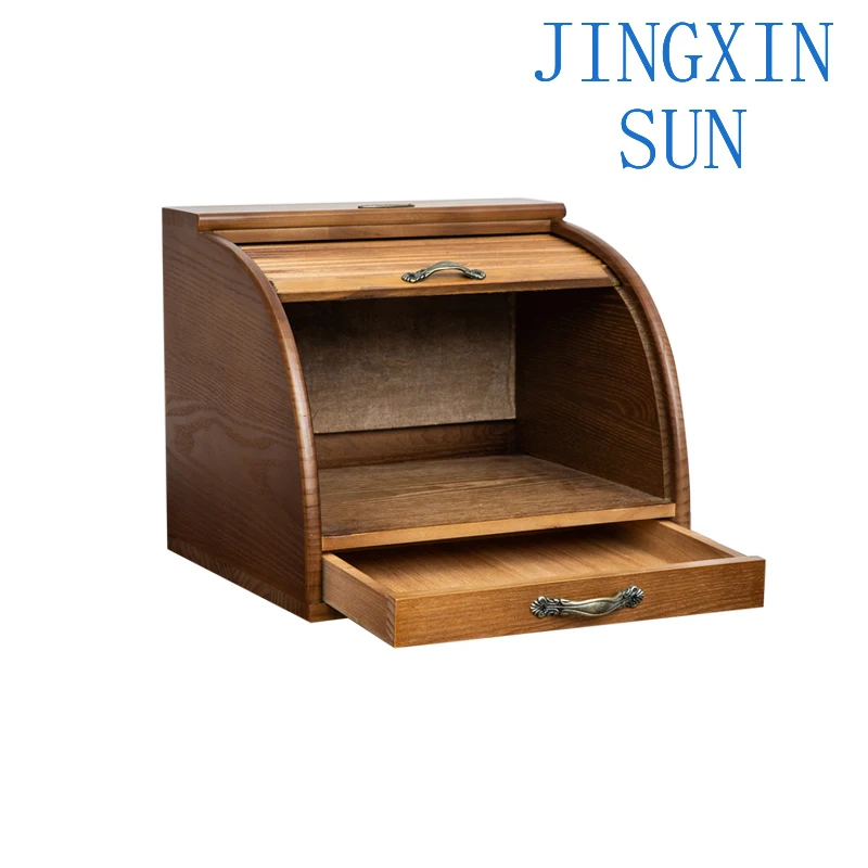 Retro desktop storage box jewelry cosmetics dresser roller shutter storage medieval cultural play bracelet storage