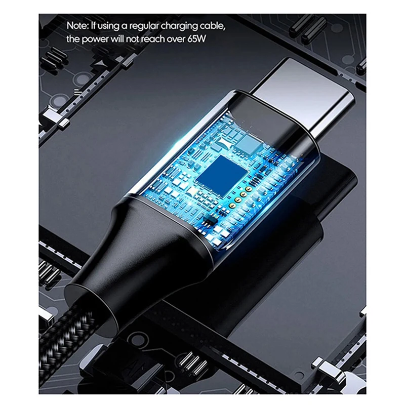 New Universal 120W GaN Charger with Multiple PD Ports,100W Fast Charging for Mobile Phones,Tablets,and Laptops US Plug-ELEC
