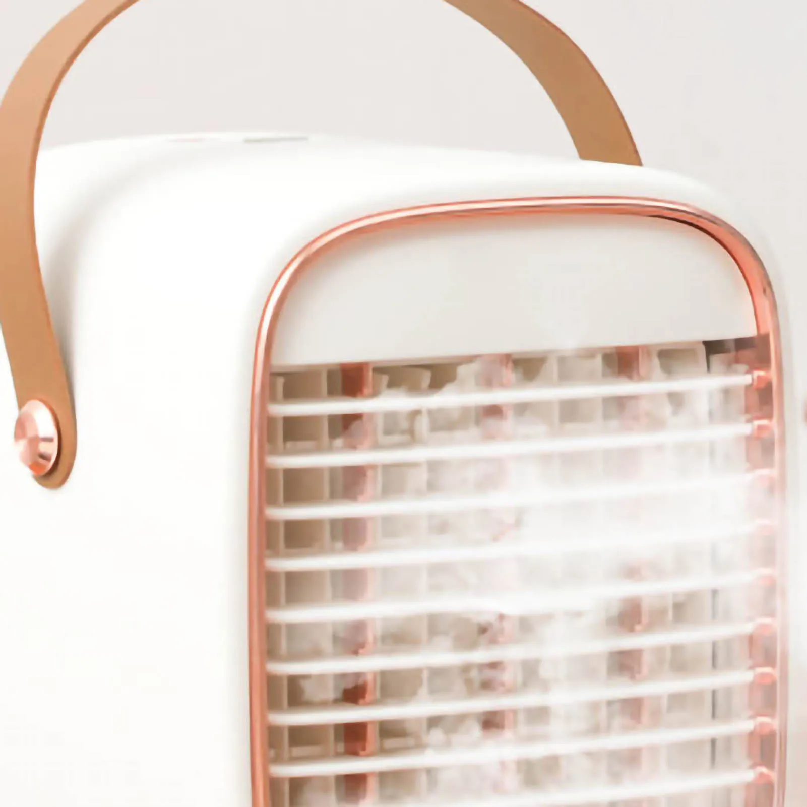 홈 오피스 자동차 여행을 위한 저소음 냉각 팬이 있는 USB 휴대용 공기 냉각기 흰색