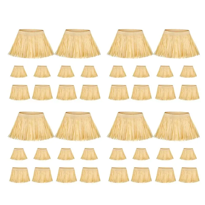 

Набор из 40 элементов для создания соломенного костюма: аксессуары для шеи и лодыжек для вечеринок