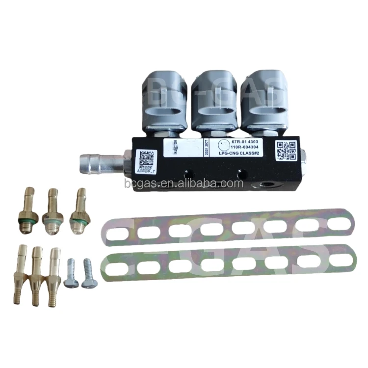 Compressed Natural Gas 6 Cylinders CNG Ecu Conversion Kit Gnv Car Carburetor Third Generation Kit Gnv Gas Auto Engine Kit