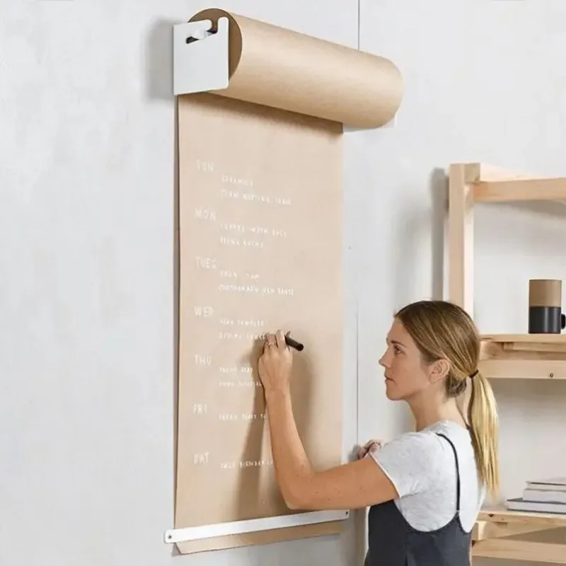 Foreign Internet celebrity wall kraft paper roll children wall drawing  coffee shop wall hanging menu easel