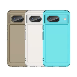 For Google Pixel 8 Case Transparent TPU Capa Google Pixel 8 Pro 8A 7 Pro 7A Case Luxury Silicone Bumper Protector Pixel 8 Cover