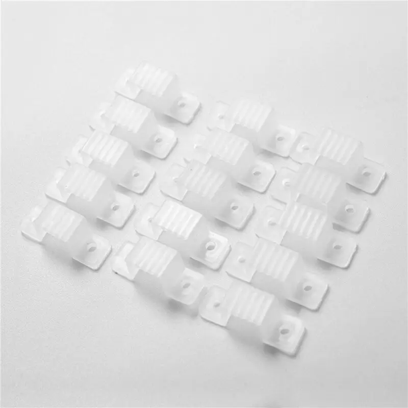 Led Light Strip Mounting Clip 5730 / 2835 / 5050 Mounting Holder Translucent Snap (Width 14Mm, 200 Pieces)