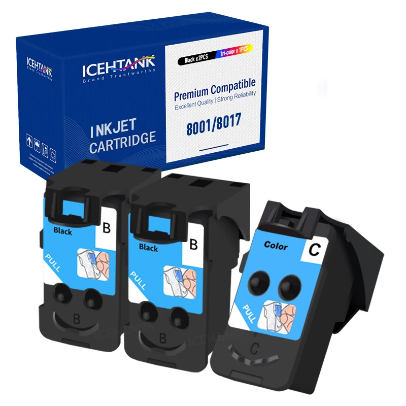 Substituição da cabeça Icehtank-Print para Canon, cartucho compatível com CA91, CA92, G1100, G1110, G2100, G2110, G3100, G3110, G4100, QY6 8001, 8017