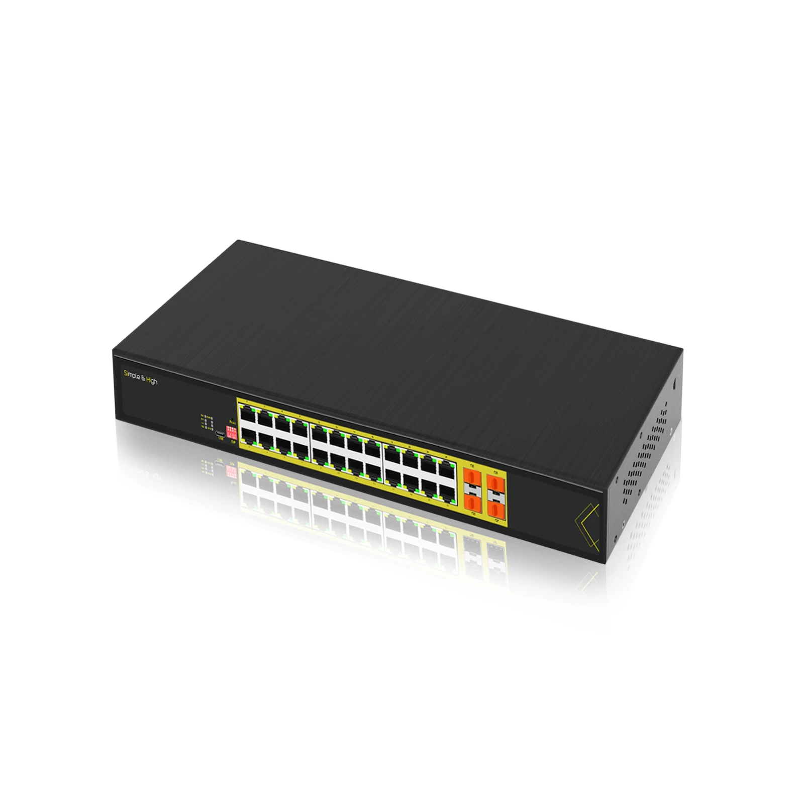 L2+ Managed Rack mount 24-Port 10/100/1000T + 4-Port 1000X SFP Ethernet Switch