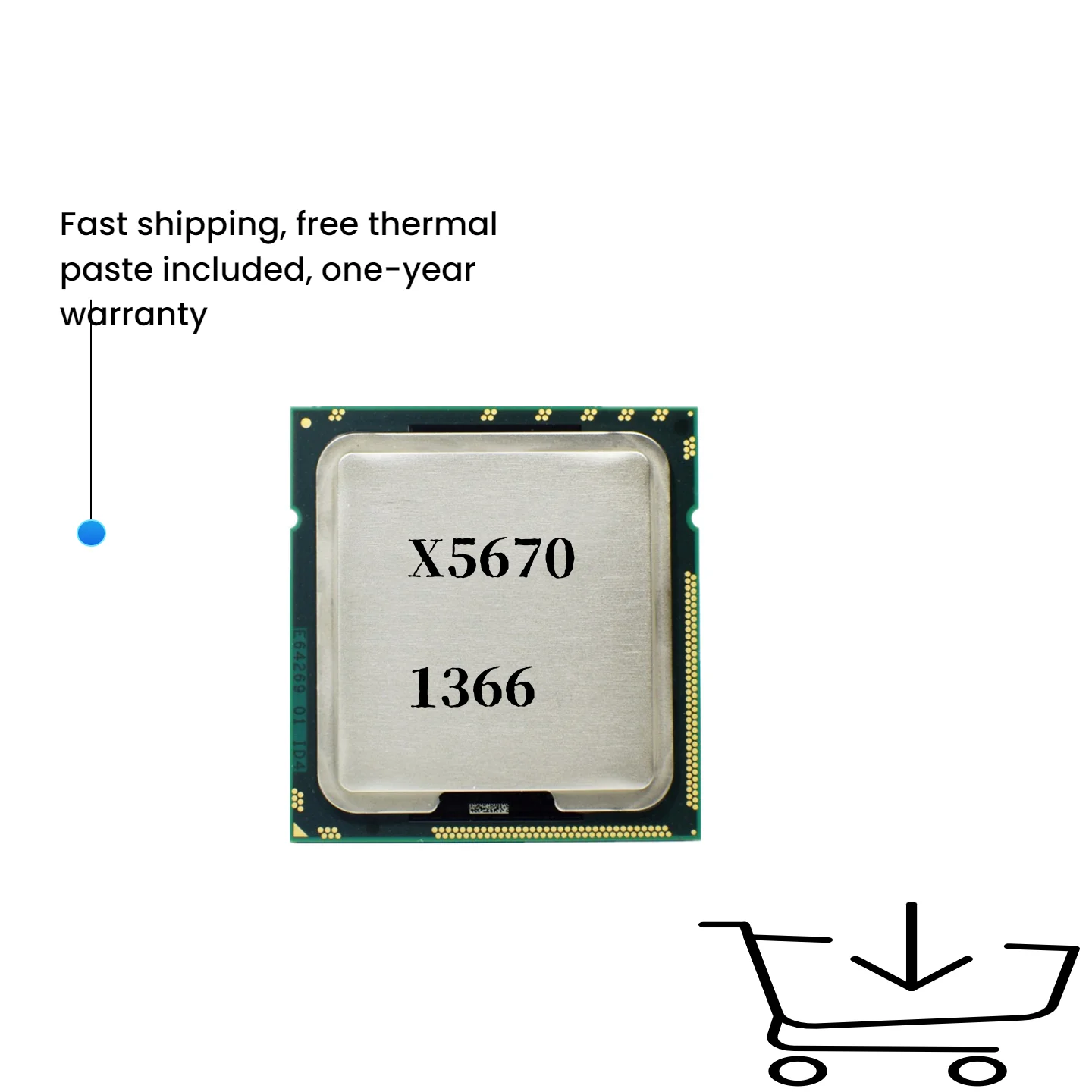 

Шестиядерный серверный процессор Xeon X5670 2,93 ГГц LGA 1366