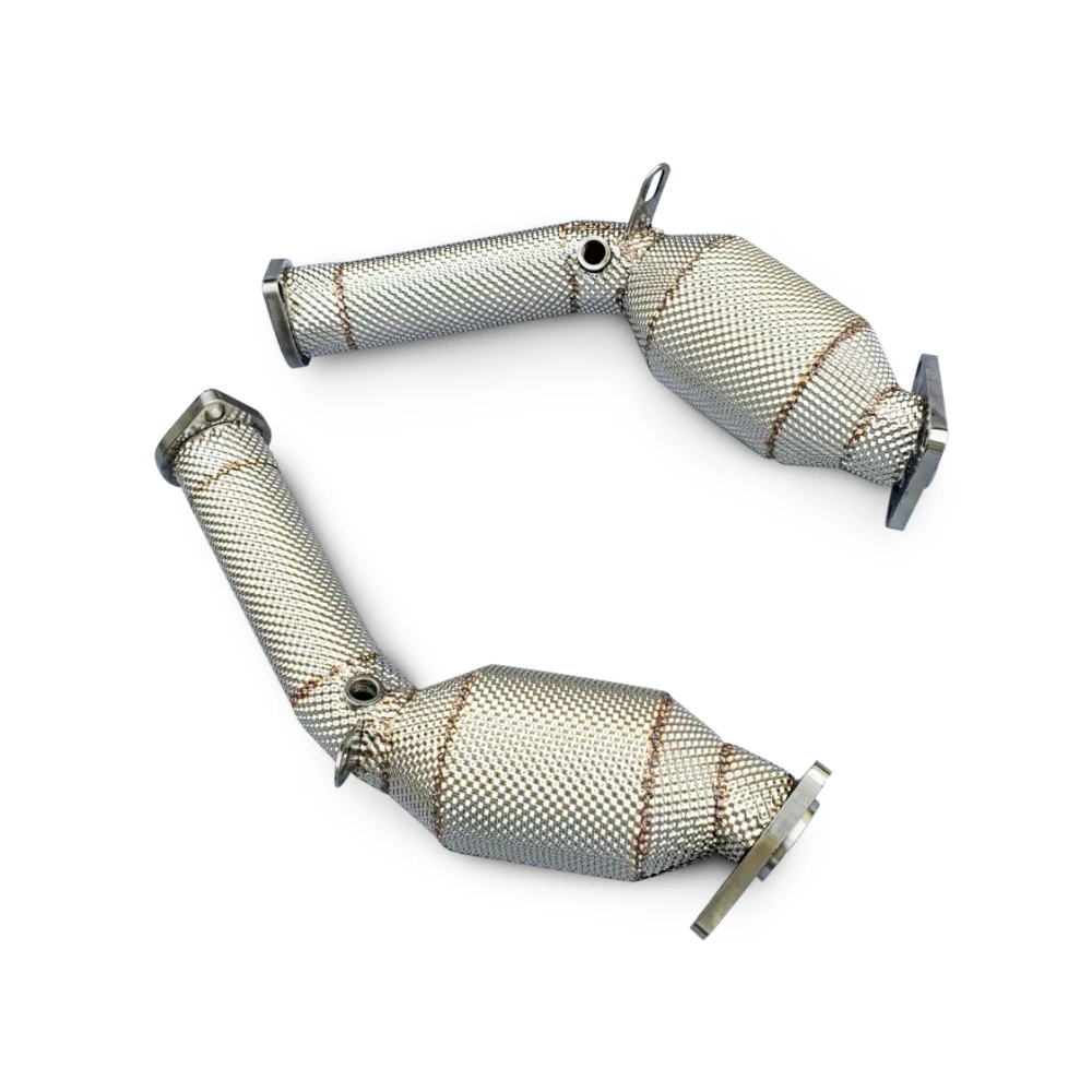 Suitable for Infiniti G37 3.7 2009-2016 Insulated Stainless Steel Straight Down Exhaust Pipe Automatic Free Flow Down Pipe