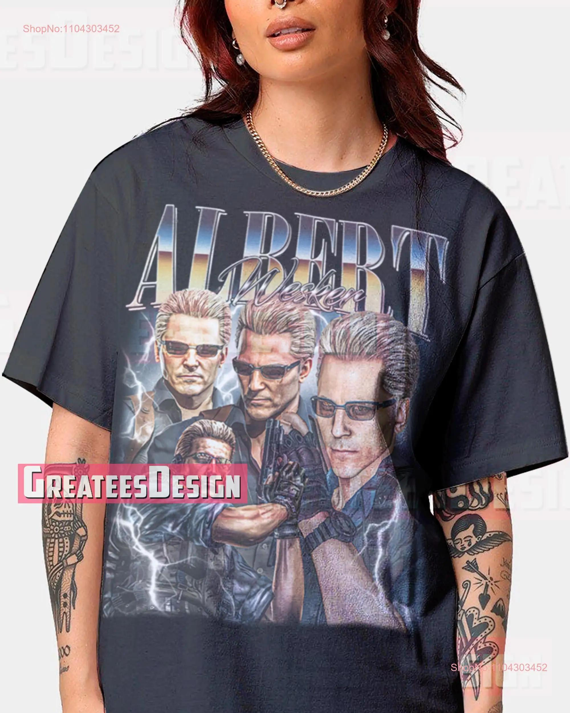 Limited Albert Wesker T Shirt Oversize SweaT PK167 long or short sleeves