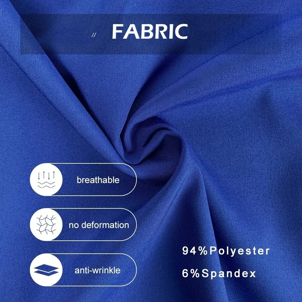 ชุดยูนิฟอร์มทางการแพทย์ ชุดพยาบาล ชุดผ่าตัด คุณภาพสูง ผ้าสครับยืดหยุ่น สำหรับบุคลากรทางการแพทย์ ร้านขายยา สีพื้น ขายส่ง เสื้อผ้าทำงาน แบบยูนิเซ็กซ์