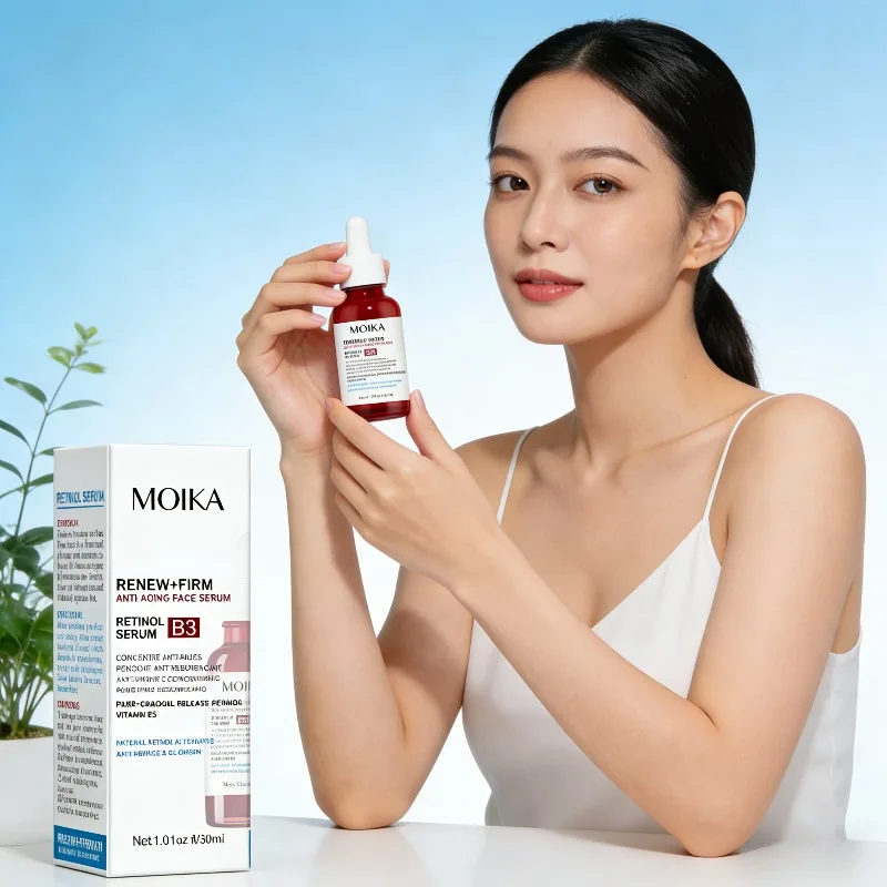 Retinol Vitamin B3 Facial Serum Anti-Aging Brightening Moisturizing Oil Control Firming Pore Minimizing Repair Essence